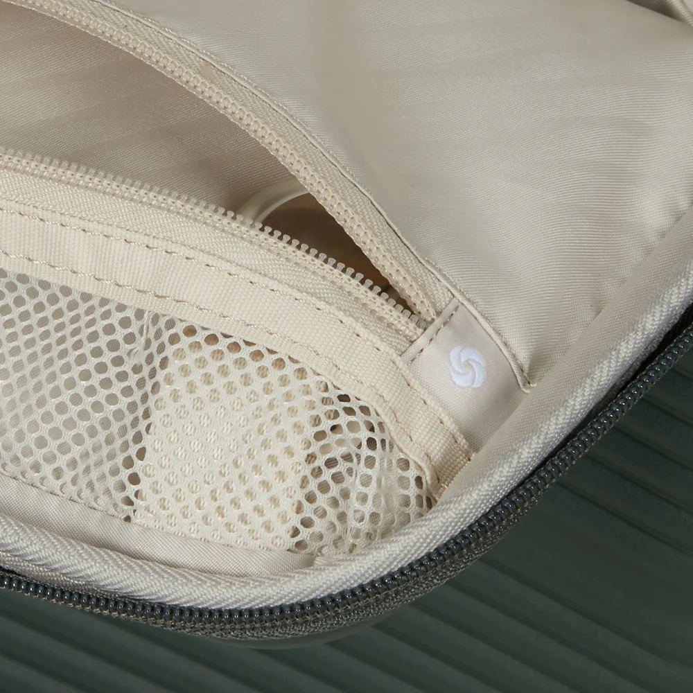 Samsonite Paralux HS Spinner handbagage koffer expendable 55 cm olive bij Duifhuizen