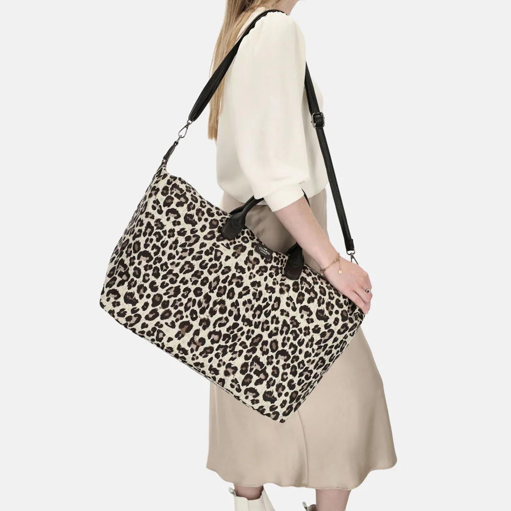 Charm London Buckingham weekendtas luipaard bij Duifhuizen