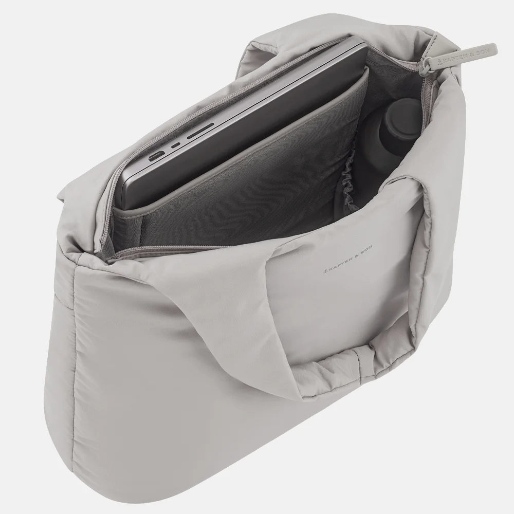 Kapten & Son Skara Cloud shopper 14 inch greige bij Duifhuizen