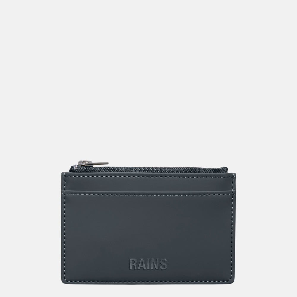 Rains zip wallet ritsportemonnee slate bij Duifhuizen