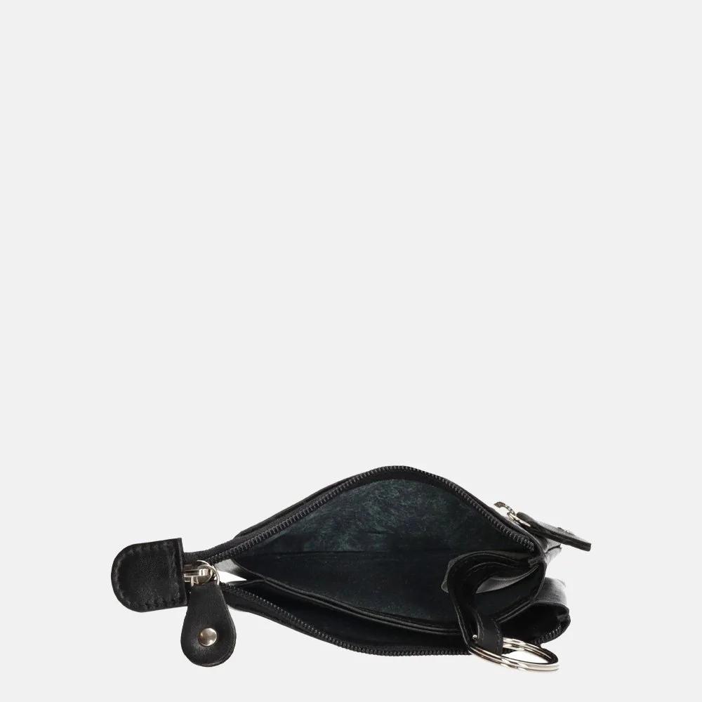 Happy Wallet rits sleuteletui zwart bij Duifhuizen