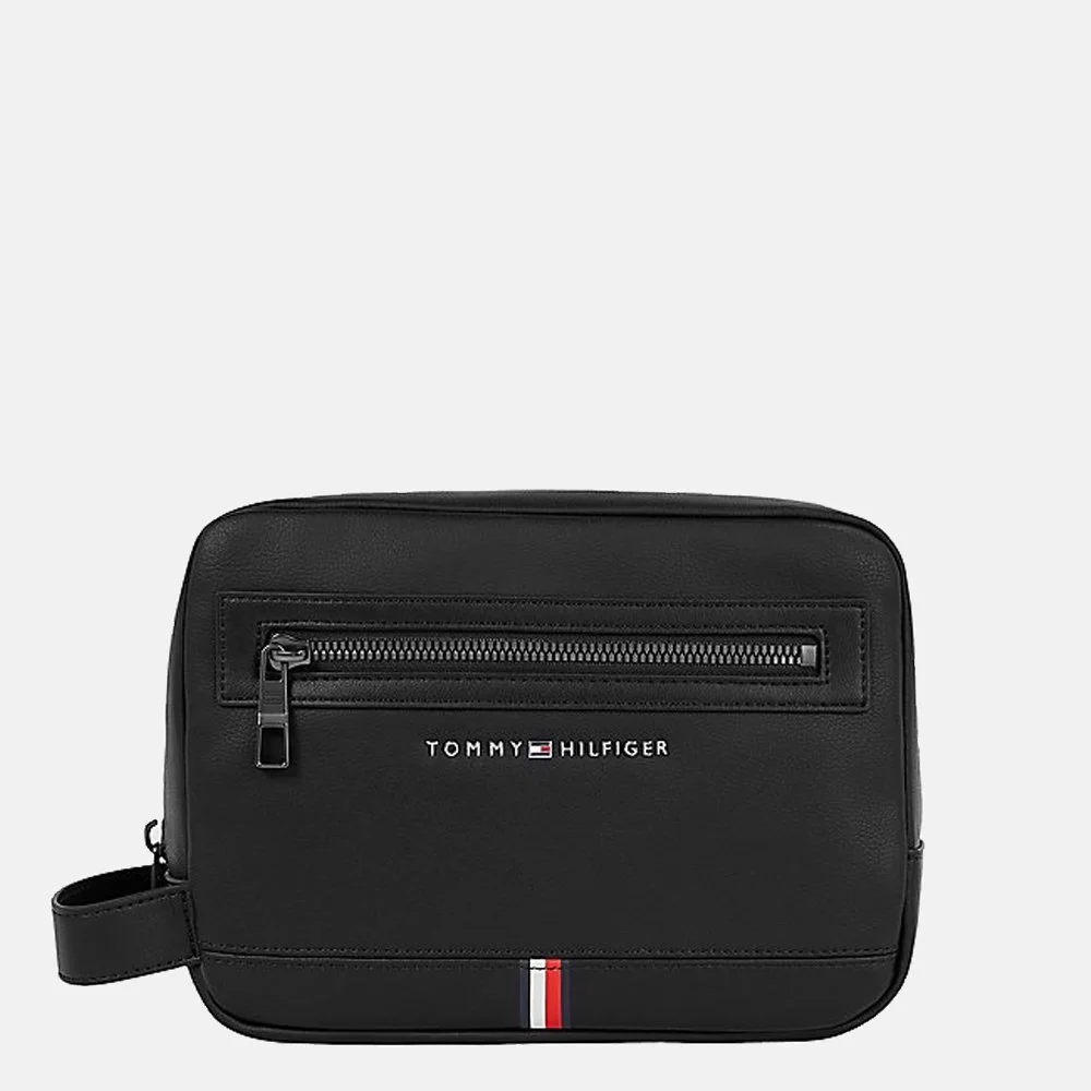 Tommy Hilfiger Corporate crossbody tas black bij Duifhuizen