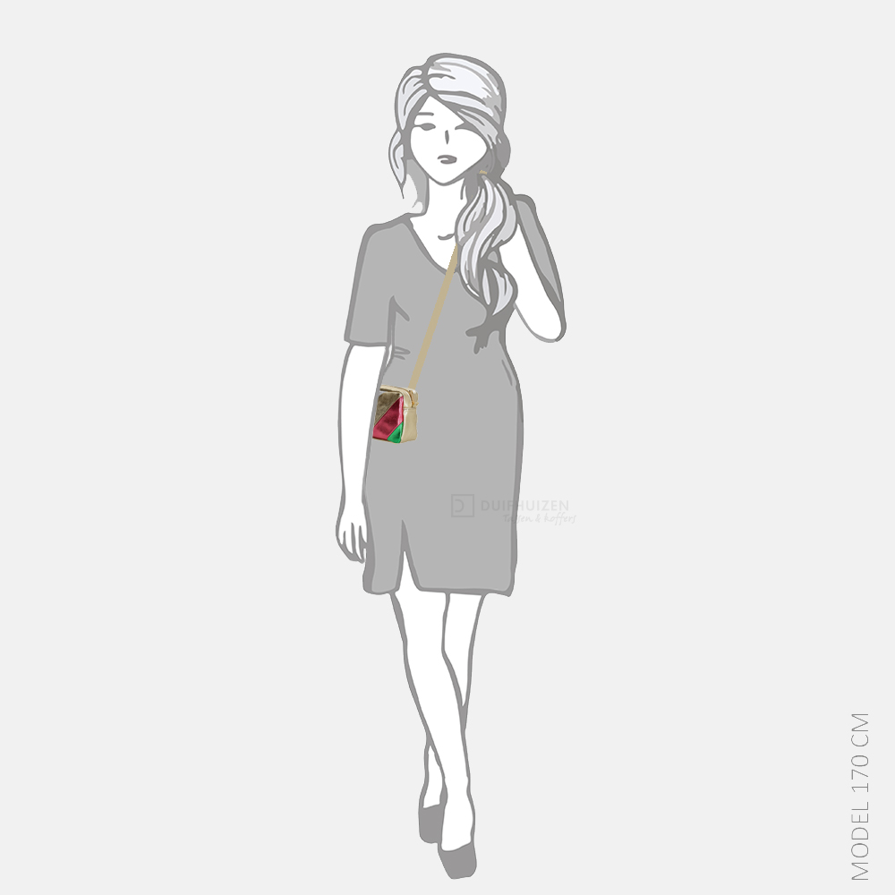 Charm London Anna crossbody tas regenboog bij Duifhuizen