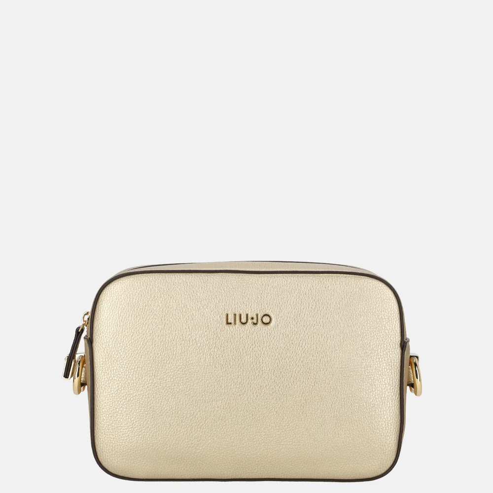 Liu Jo Manhattan camera case crossbody tas M light gold bij Duifhuizen