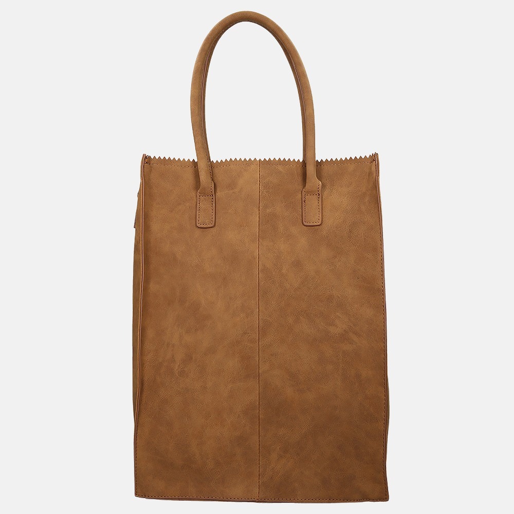 Zebra Trends Rosa shopper 15.6 inch XL camel bij Duifhuizen