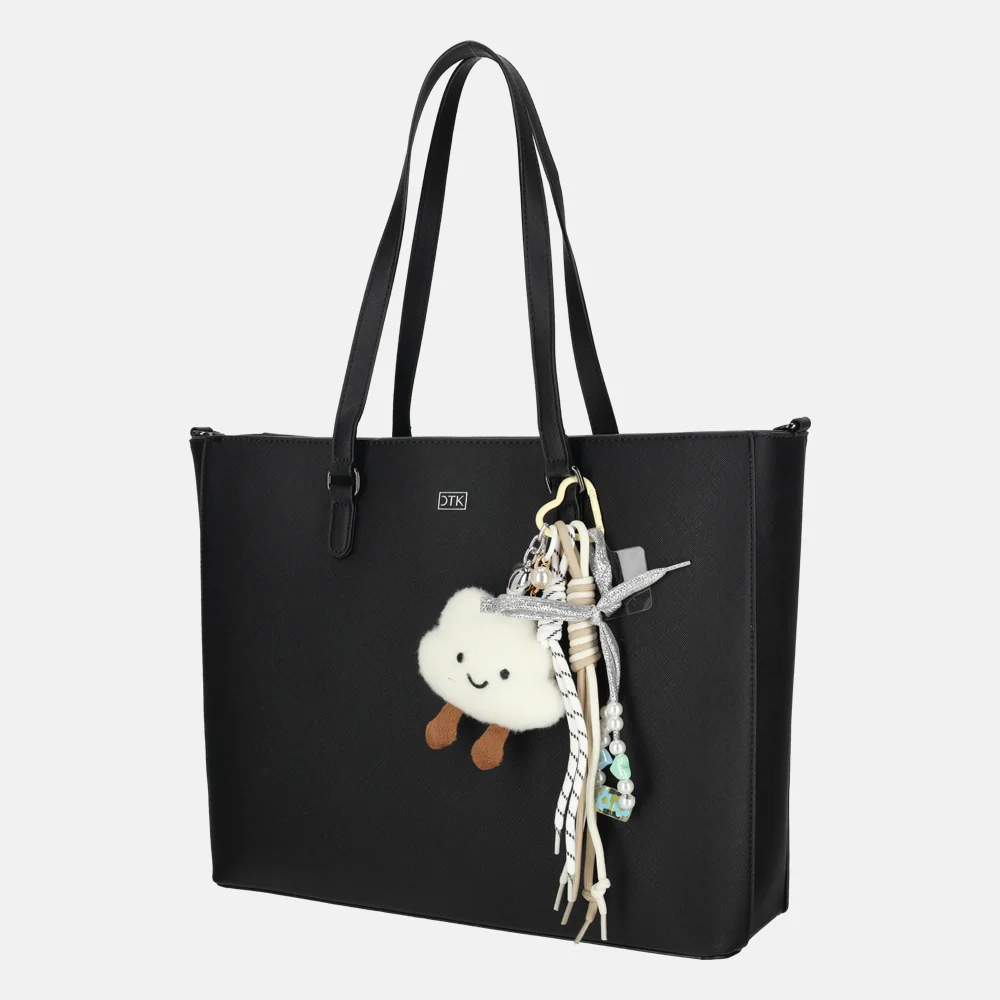 Beagles bag charm/tassenhanger wit bij Duifhuizen