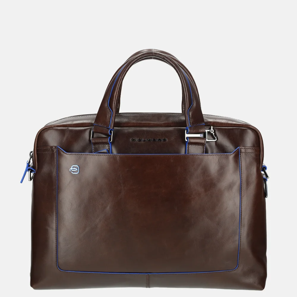 Piquadro Blue square laptoptas 15 inch morro bij Duifhuizen