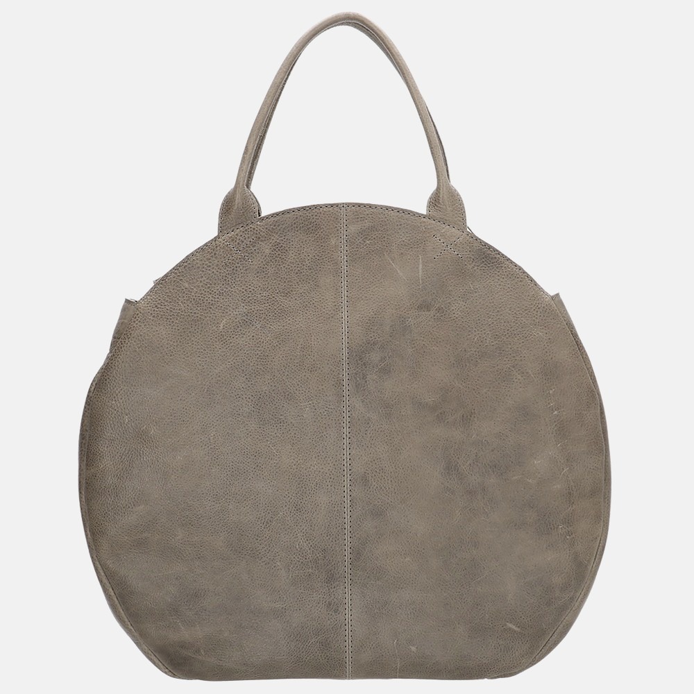Micmacbags Côte d' Azur shopper mid grey bij Duifhuizen
