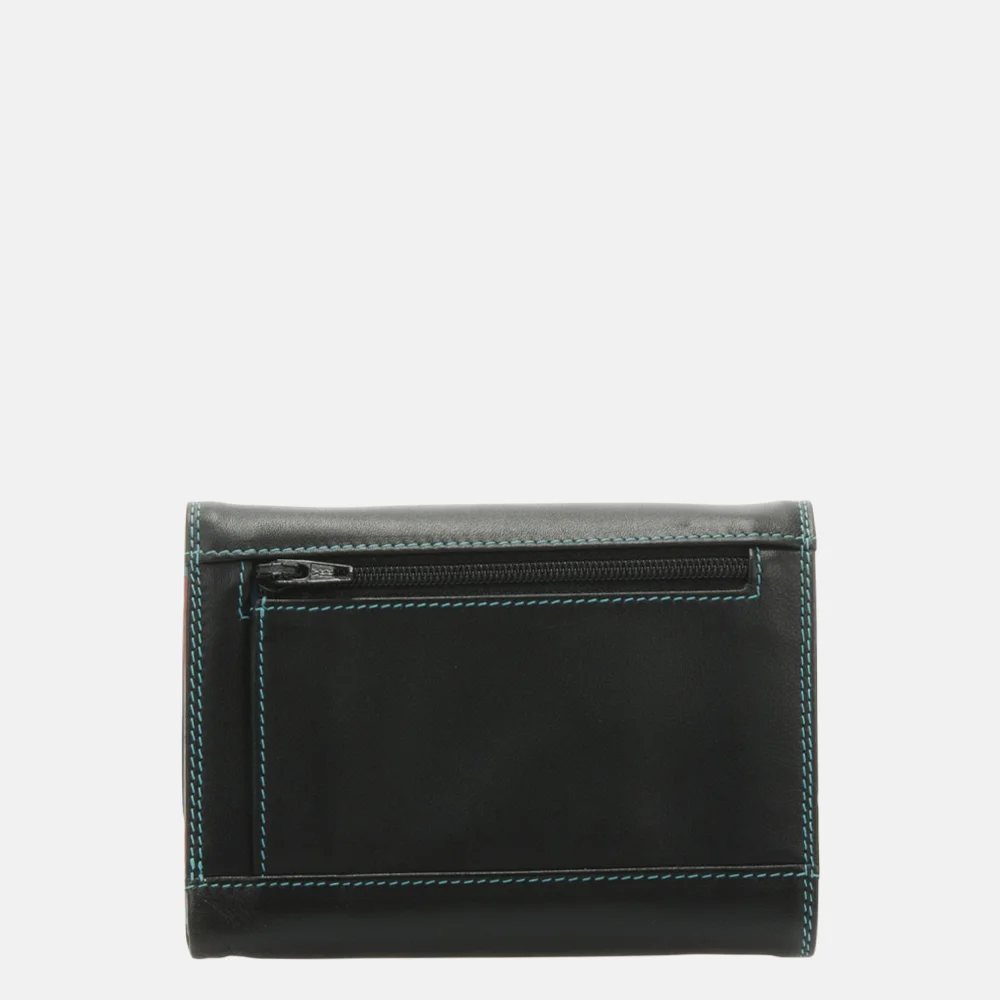 Mywalit Double flap portemonnee black pace bij Duifhuizen