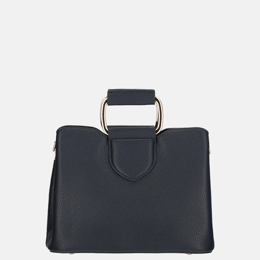 Flora & Co handtas S navy bij Duifhuizen