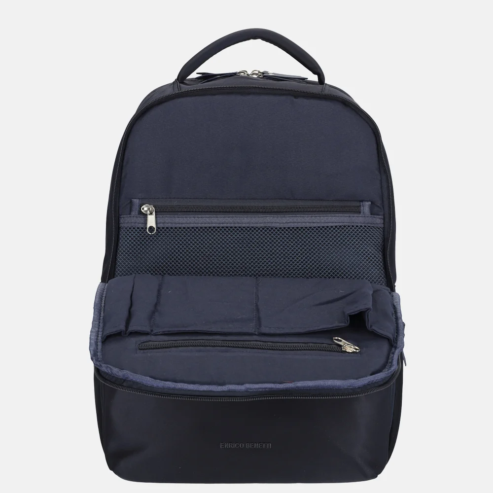 Enrico Benetti Caroline laptoprugzak 15 inch blauw bij Duifhuizen