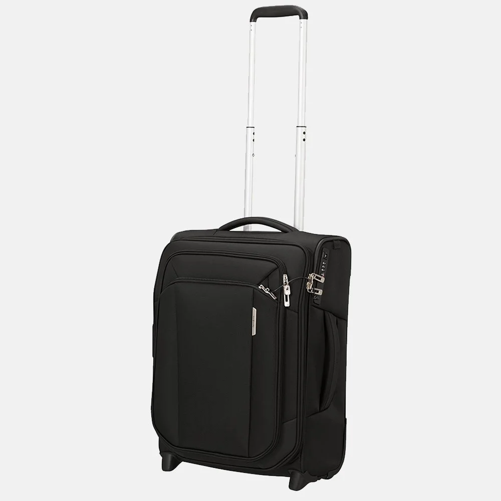 Samsonite Respark upright handbagage koffer 55 cm ozone black bij Duifhuizen