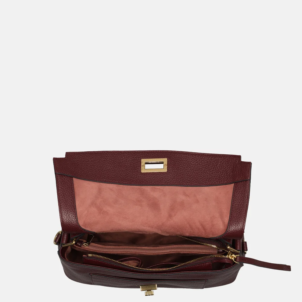 Smaak Amsterdam Ida handtas bordeaux bij Duifhuizen