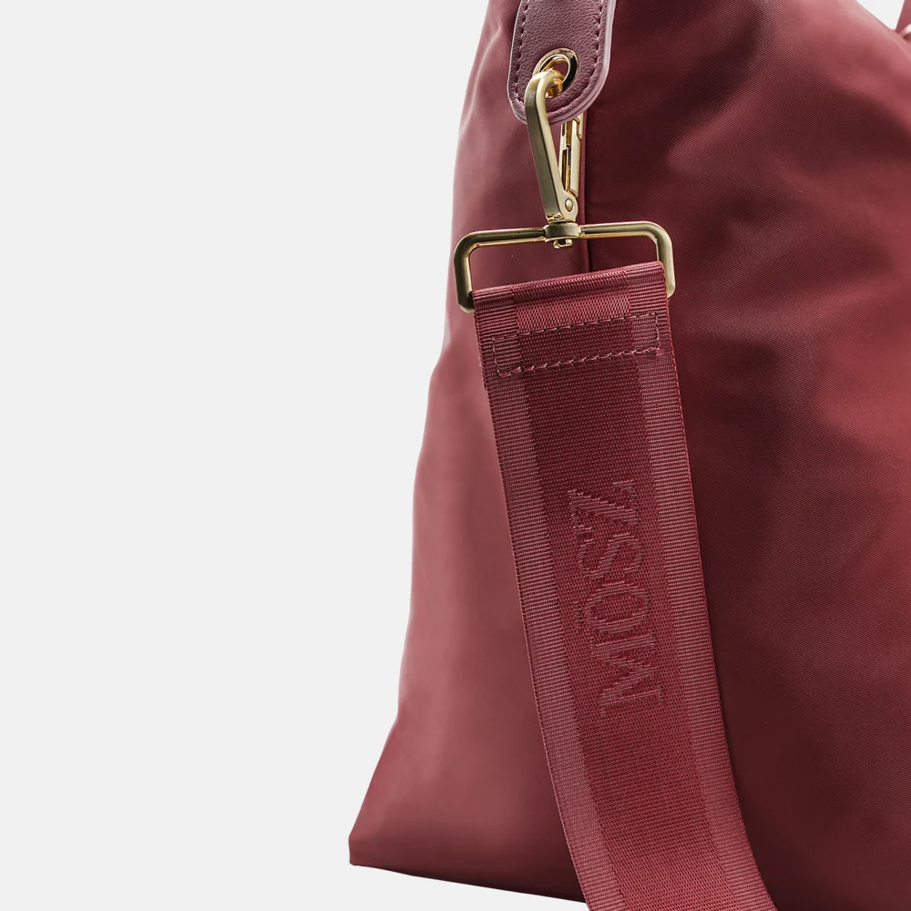 Mosz Sandy weekendtas aubergine bij Duifhuizen