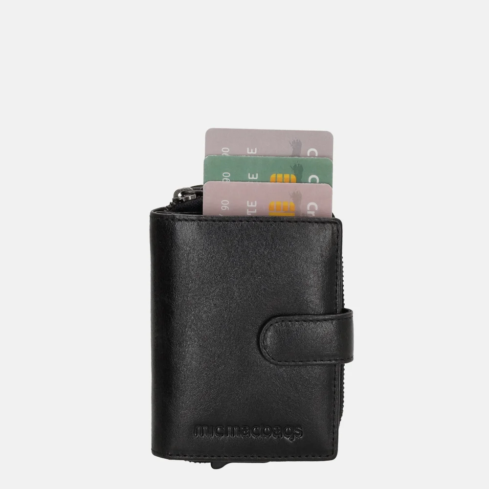 Micmacbags safety portemonnee zwart bij Duifhuizen