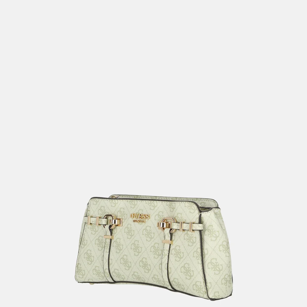 Guess Leona Girlfriend crossbody tas sage logo bij Duifhuizen