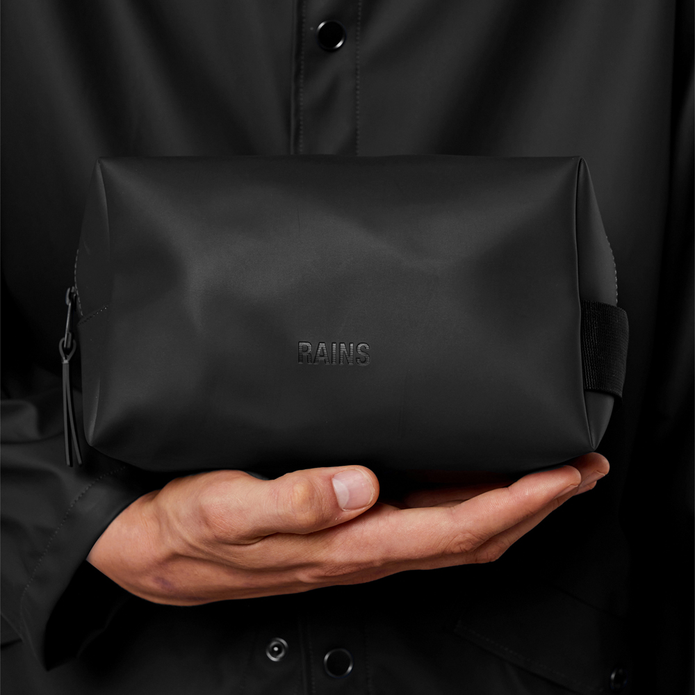 Rains Wash Bag toilettas S black bij Duifhuizen