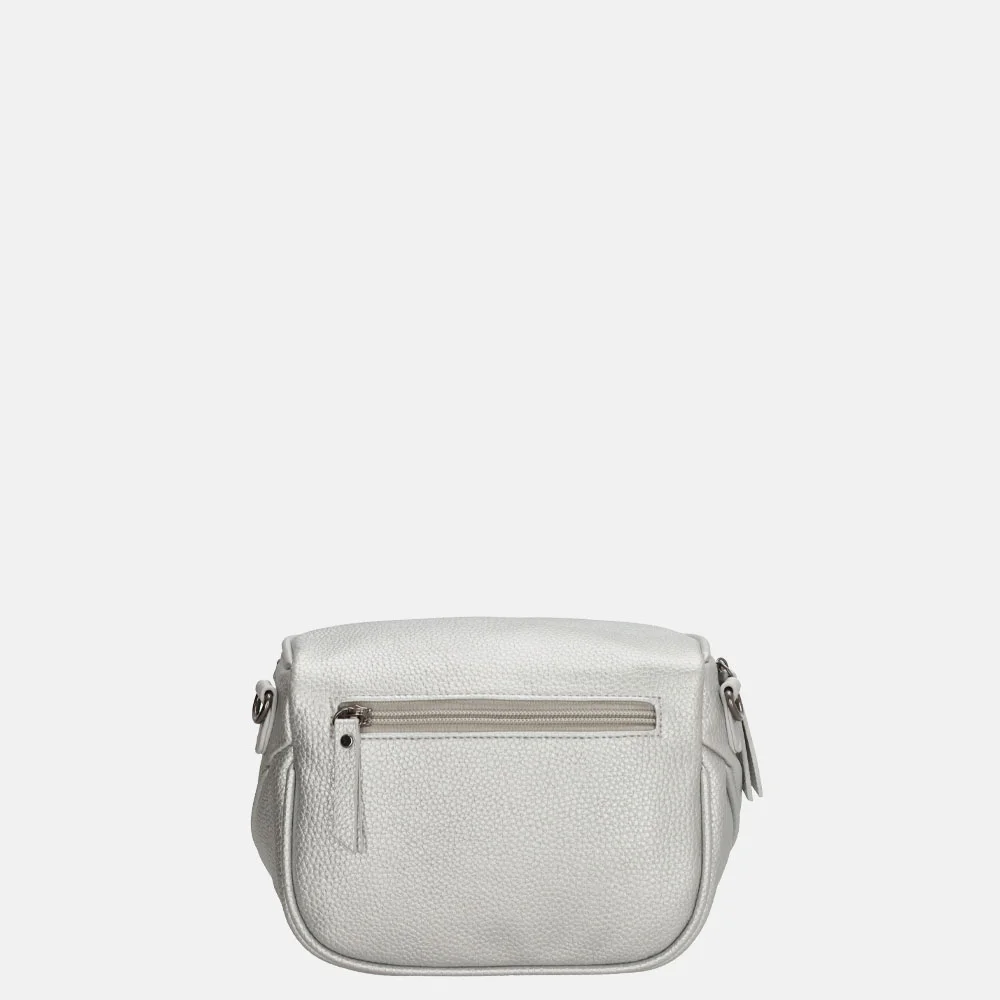 Charm London New York crossbody tas silver bij Duifhuizen