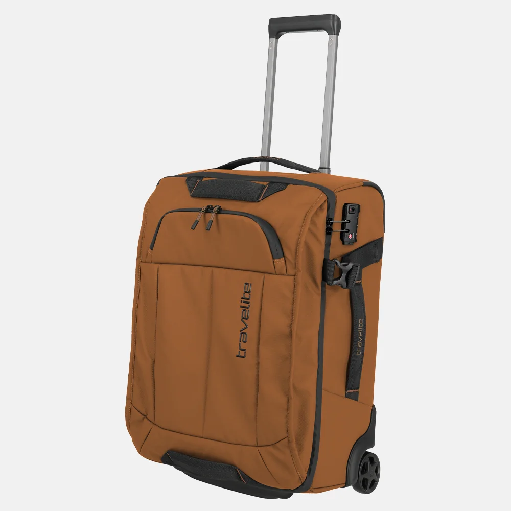Travelite Briize reistas op wielen 55 cm curry bij Duifhuizen
