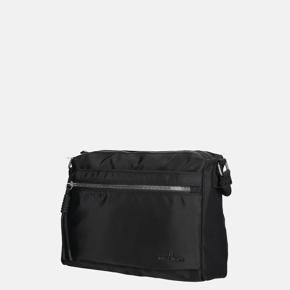 Enrico Benetti Janice crossbody tas zwart bij Duifhuizen