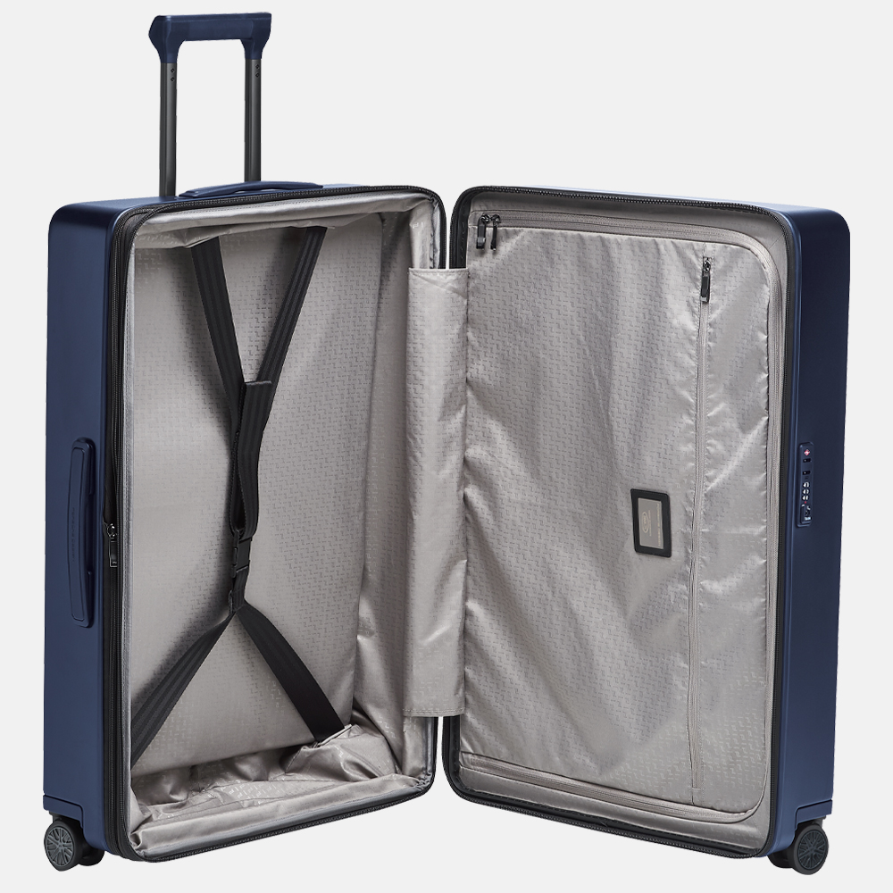 Porsche Design Roadster Hardcase koffer L dark blue matte bij Duifhuizen