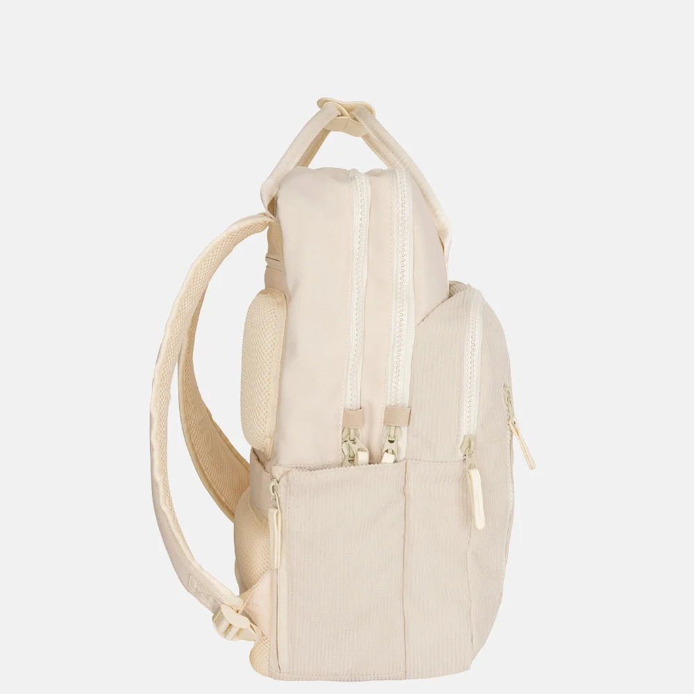 New Rebels Milwaukee rugzak ribby beige bij Duifhuizen