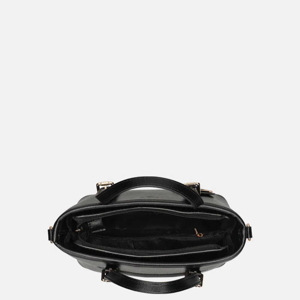 Firenze Saffiano handtas S black bij Duifhuizen