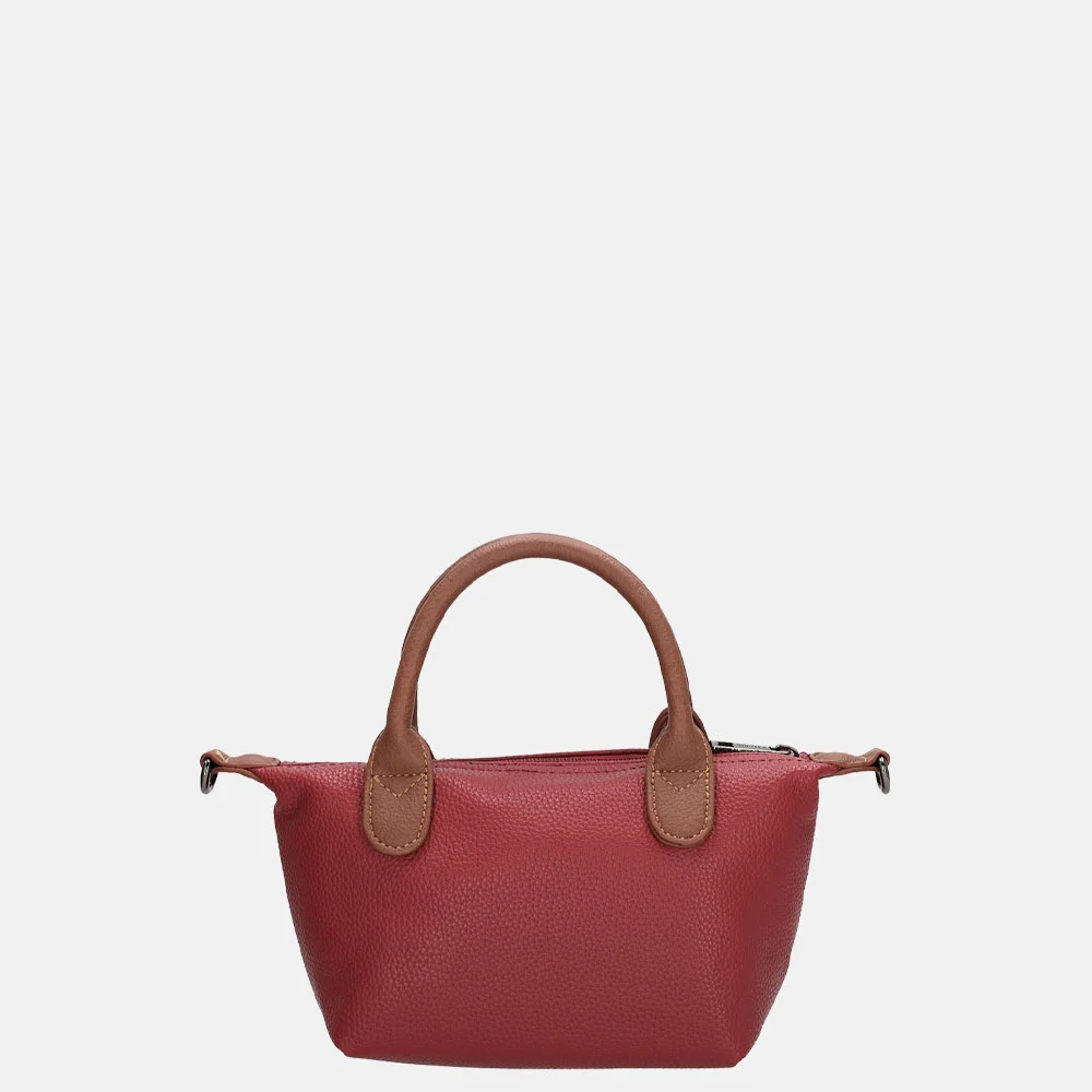 Charm London Buckingham Mono handtas XS wijnrood bij Duifhuizen
