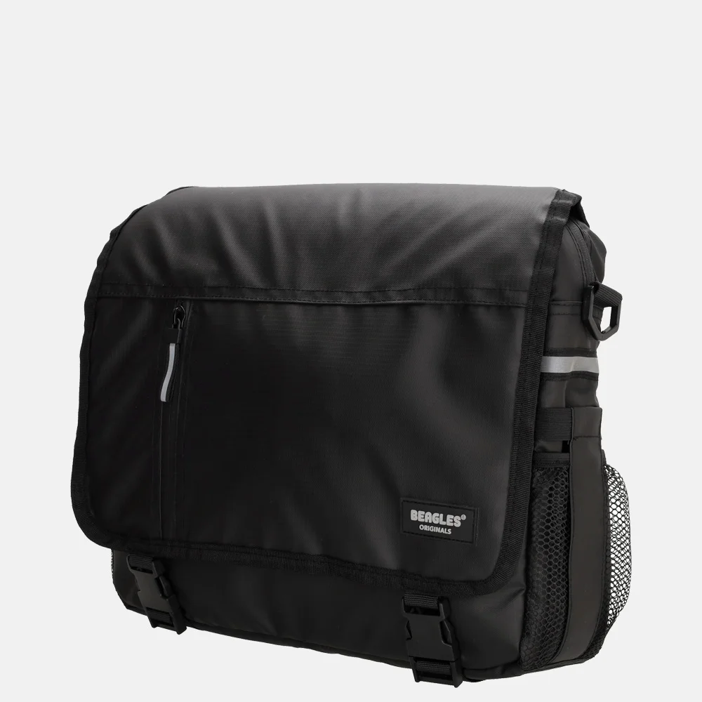 Beagles fietstas black bij Duifhuizen