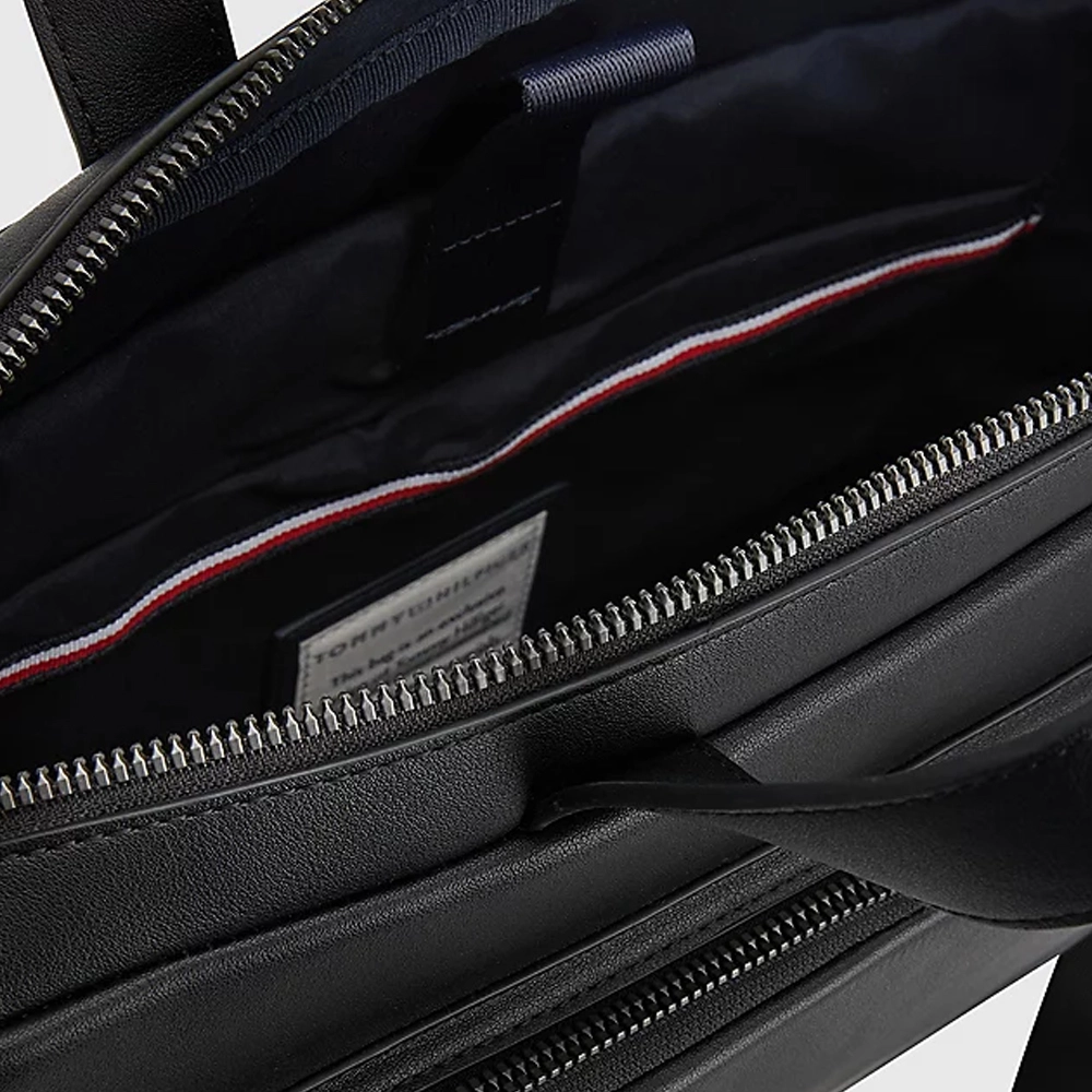 Tommy Hilfiger Essential laptoptas black bij Duifhuizen