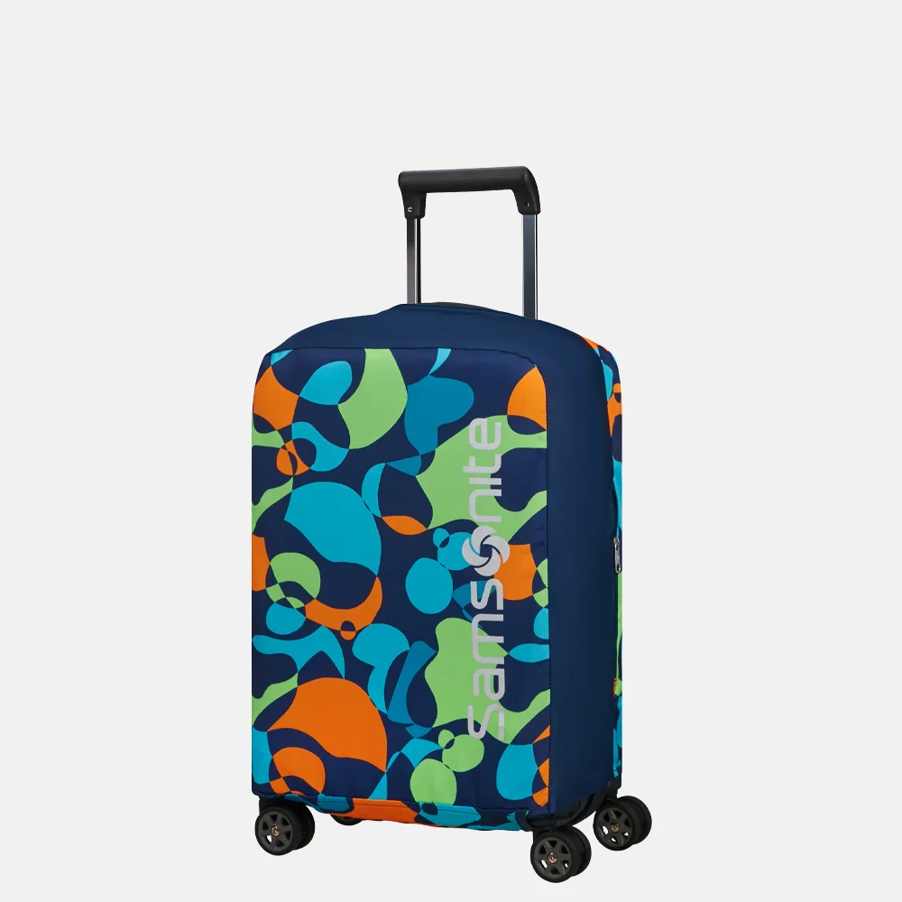 Samsonite TA Revolution kofferhoes S 55 cm colowave multi bij Duifhuizen