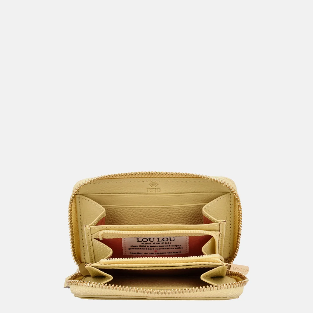 Loulou Essentiels Emilie portemonnee S sorbet yellow bij Duifhuizen