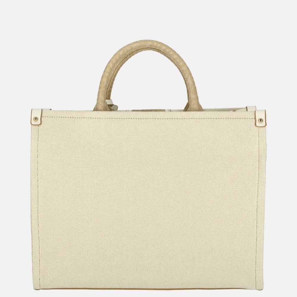 Liu Jo Ridhi tote shopper M neutro/cream bij Duifhuizen