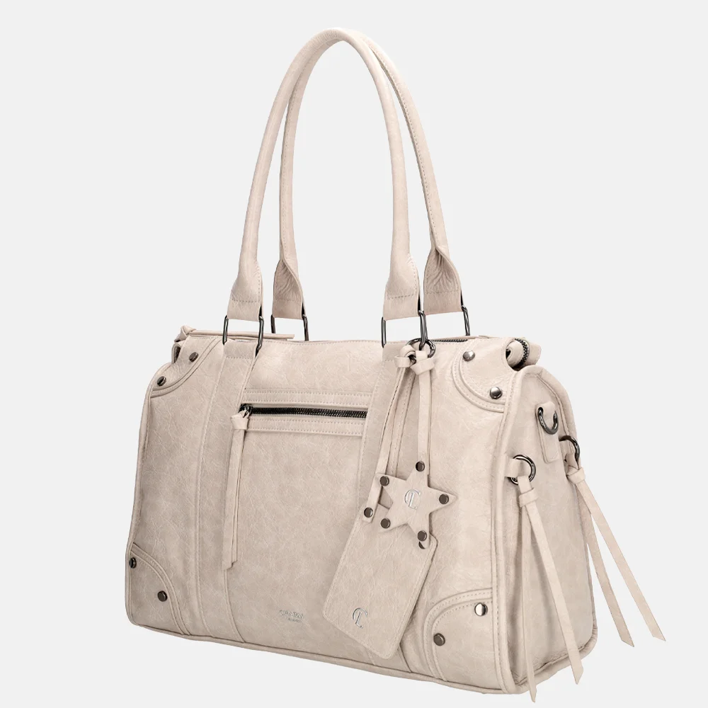 Charm London Berlin shopper L creme bij Duifhuizen
