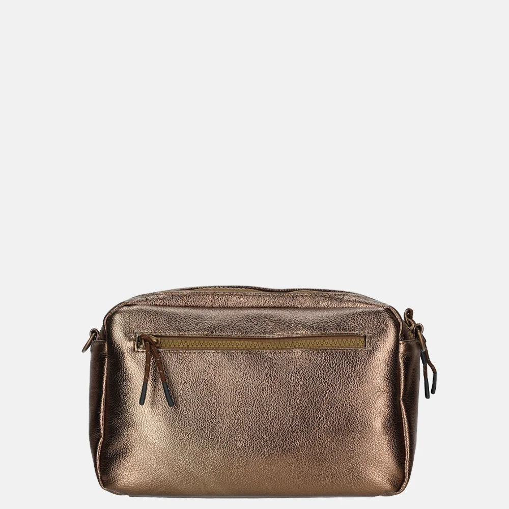 Enrico Benetti Celine crossbody tas metallic brons bij Duifhuizen