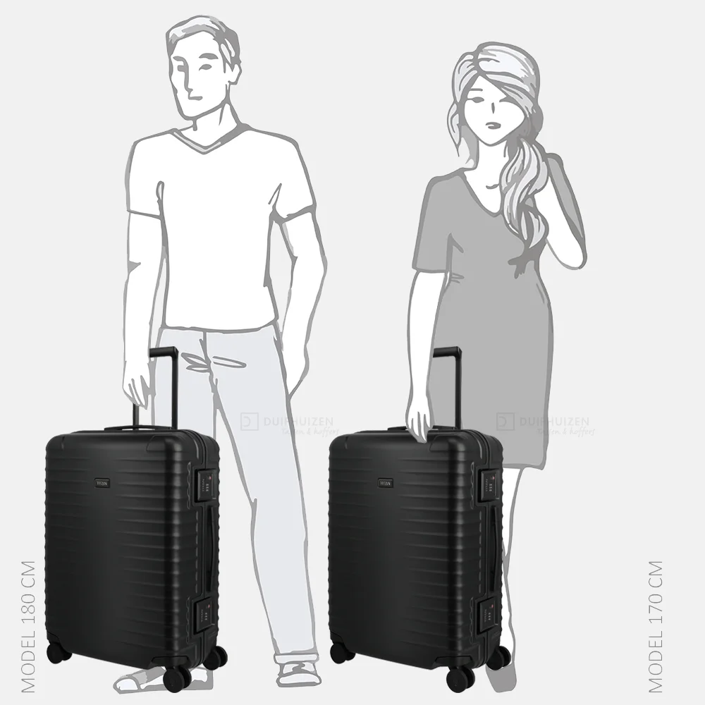 Titan Overseas reiskoffer 69 cm nightshade black bij Duifhuizen