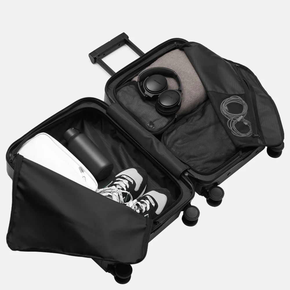 DB Journey Ramverk Carry-on handbagage koffer 55cm black out bij Duifhuizen