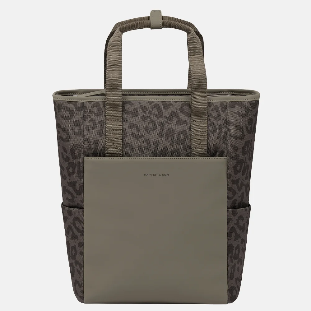 Kapten & Son Lindby Pro laptoprugzak dark brown bij Duifhuizen