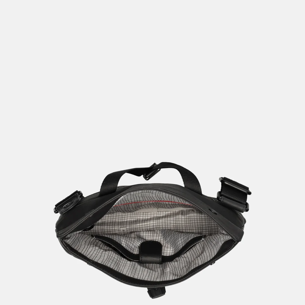 Aunts and Uncles Japan Yao rolltop crossbody tas black bij Duifhuizen