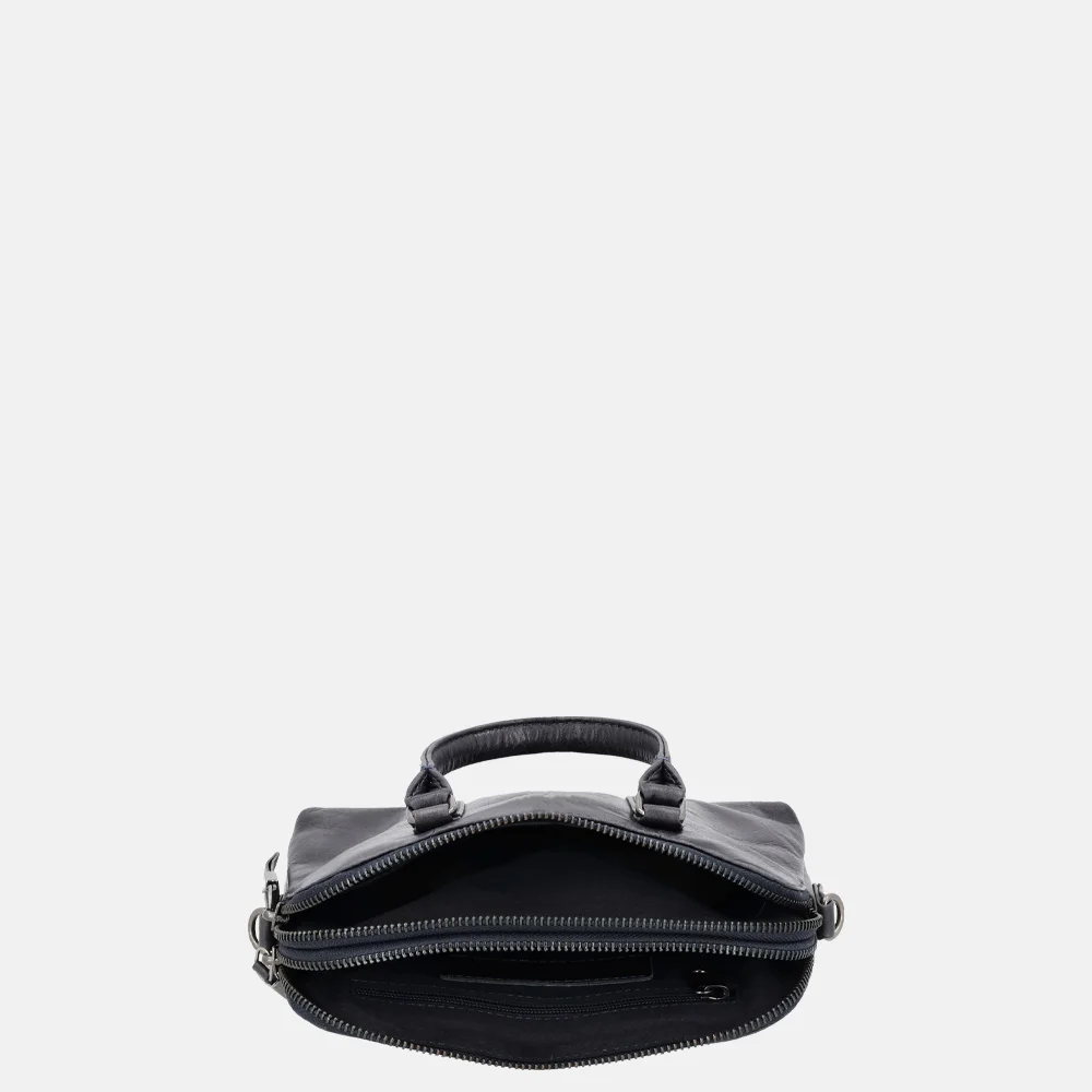 Hide & Stitches Porto handtas S donkerblauw bij Duifhuizen