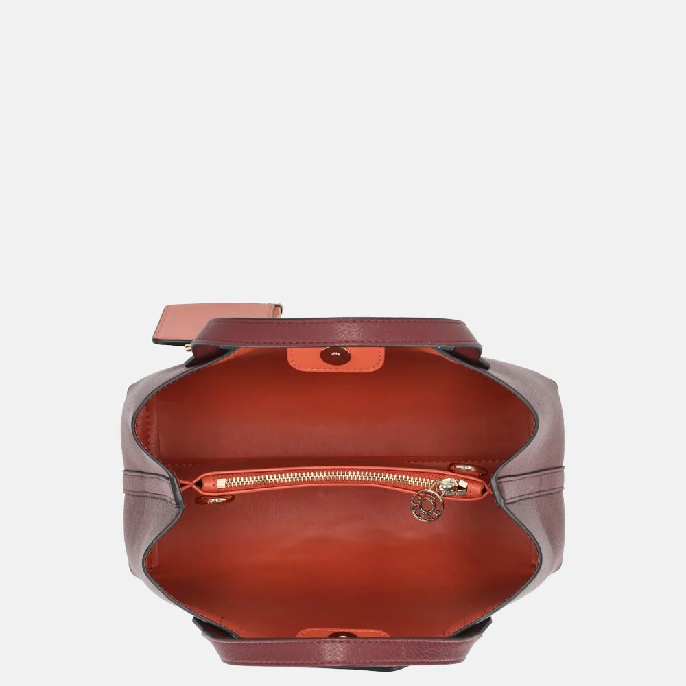 Tommy Hilfiger Icon handtas velvet maroon bij Duifhuizen