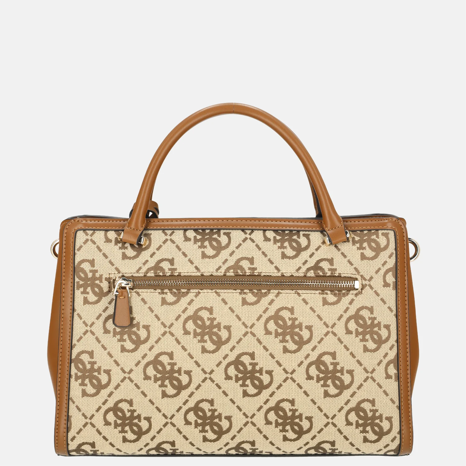 Guess Audrey girlfriend handtas latte logo bij Duifhuizen