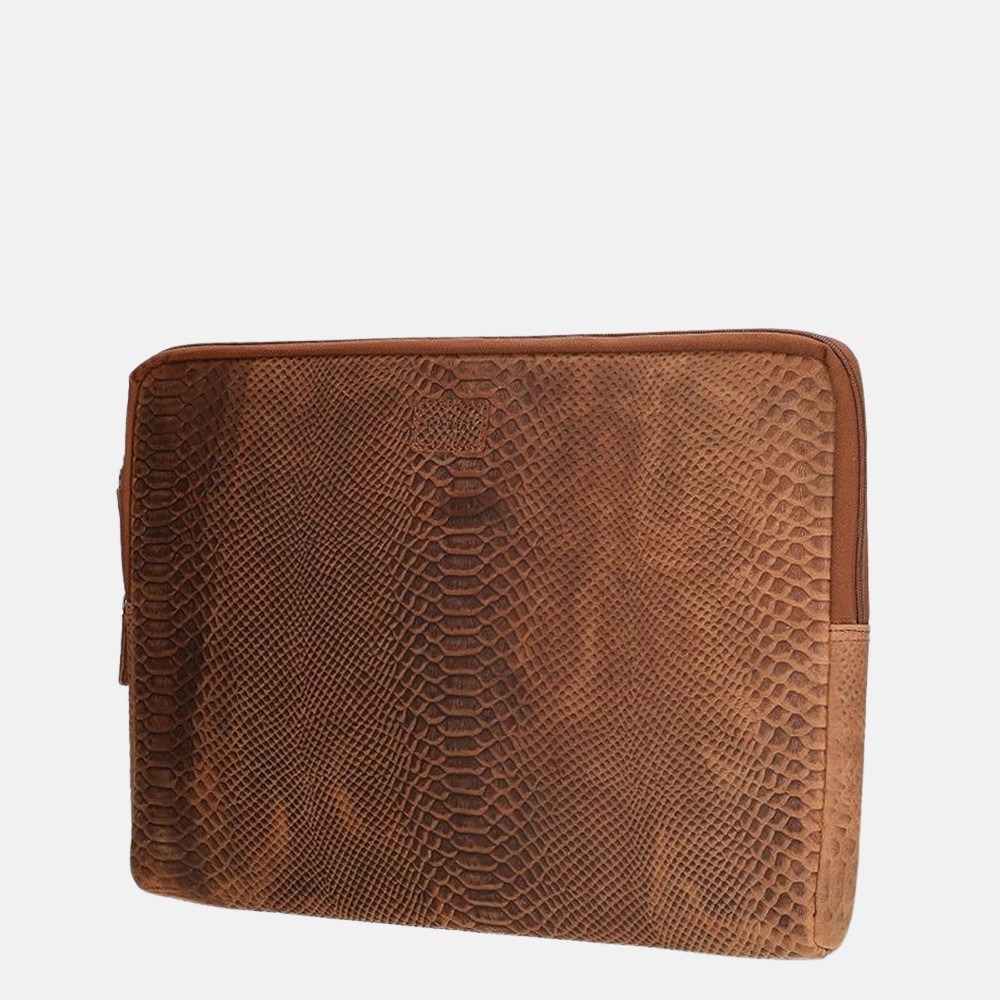 Old West San Angelo laptophoes 17 inch bruin bij Duifhuizen