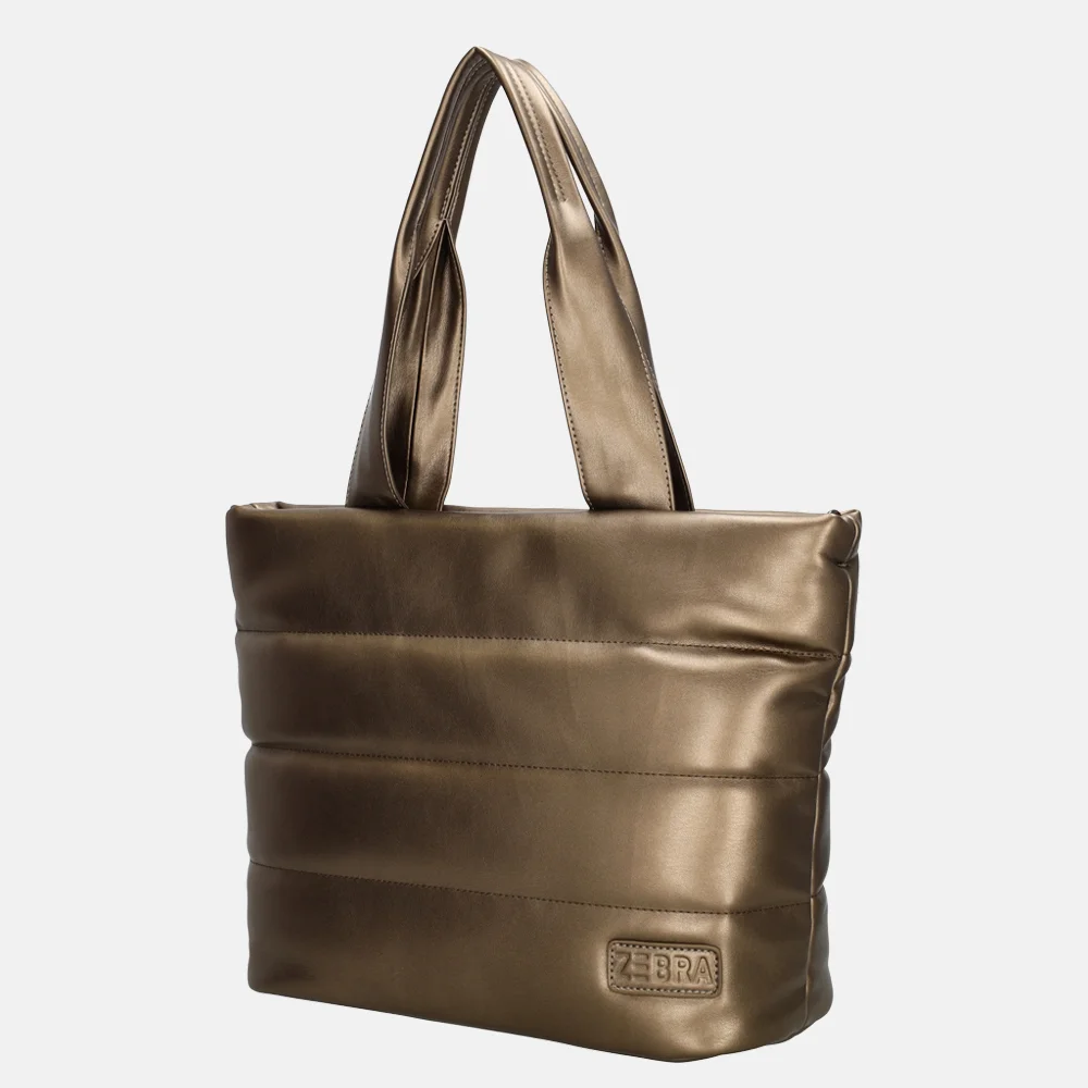 Zebra Trends Evie shopper brons bij Duifhuizen