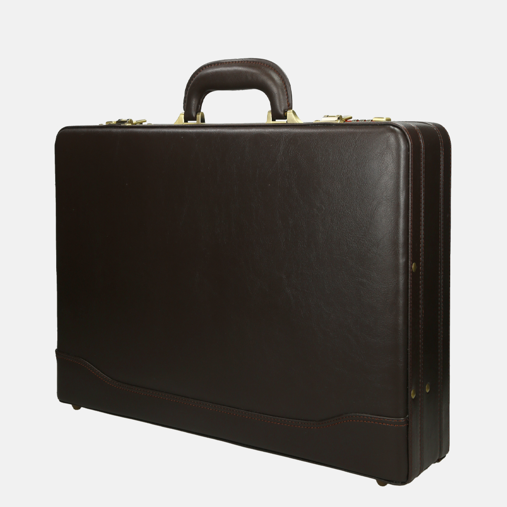 Claymore attache koffer/aktetas bruin bij Duifhuizen