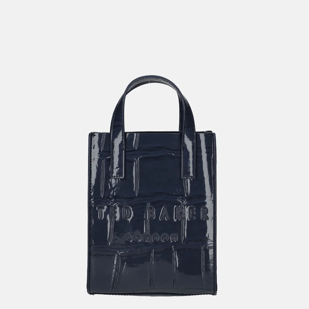 Ted Baker Gatocon crossbody tas dark blue bij Duifhuizen