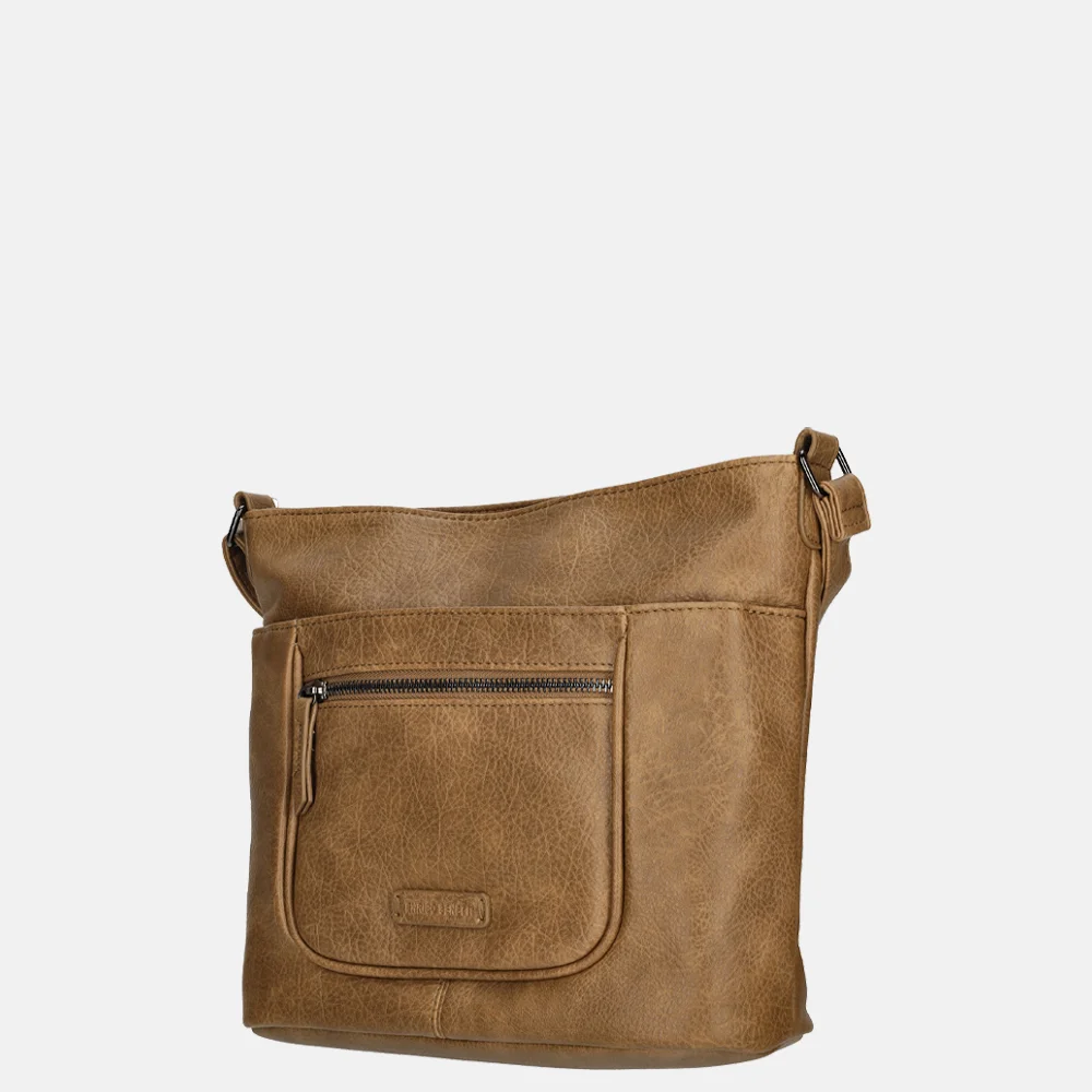 Enrico Benetti Emma schoudertas camel bij Duifhuizen