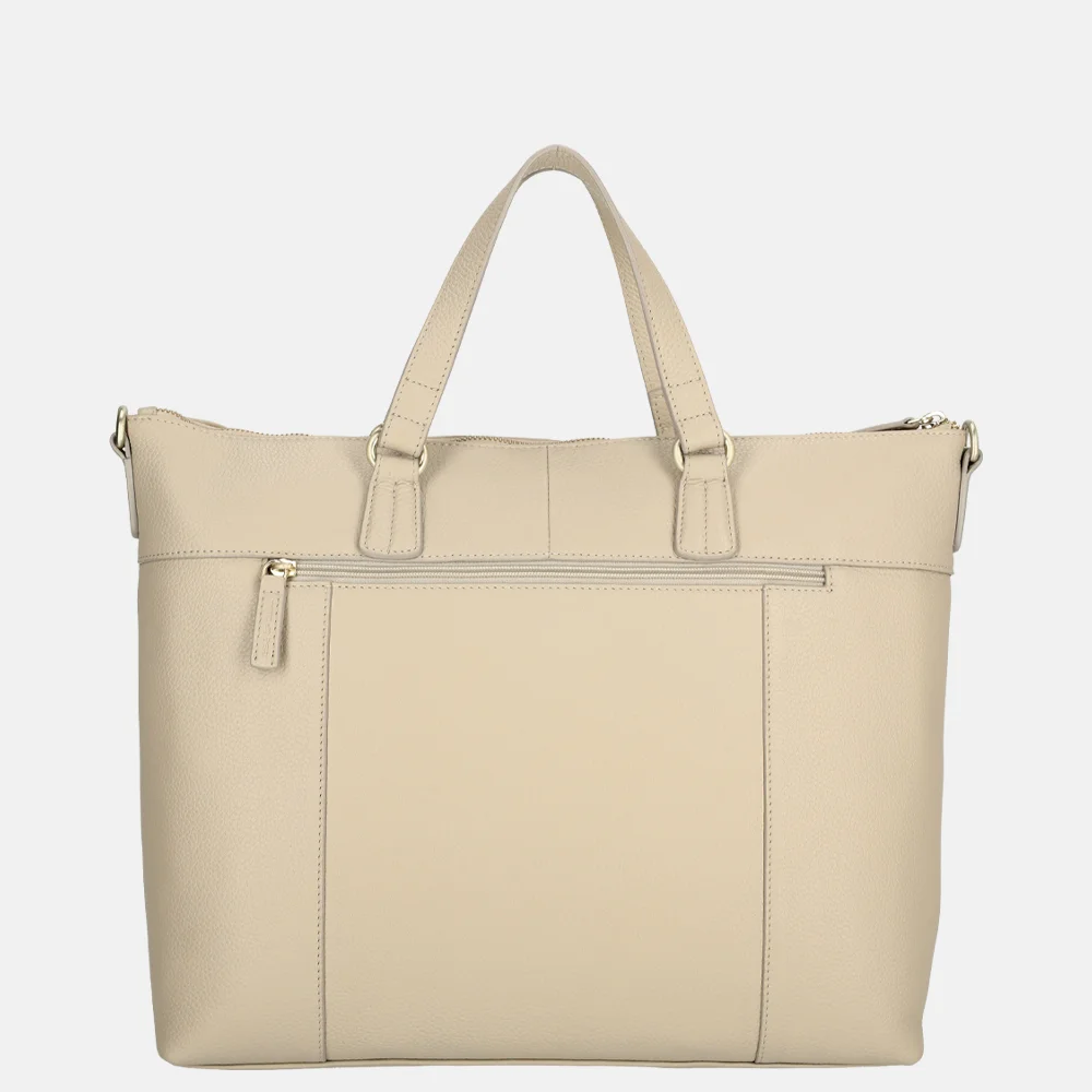 Rise of Rosa handtas met laptopvak M offwhite bij Duifhuizen