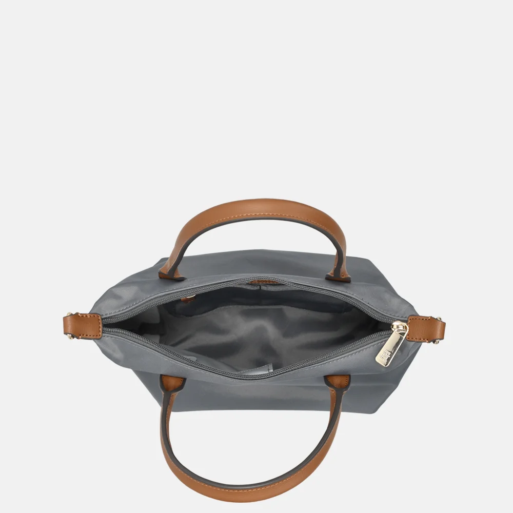 Tommy Hilfiger Popette tote handtas mini superior steel bij Duifhuizen