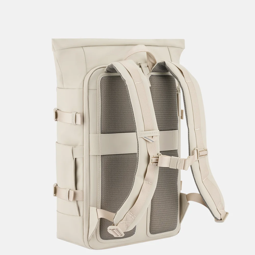 Kapten & Son Helsinki Pro rugzak 15 inch sandstone bij Duifhuizen